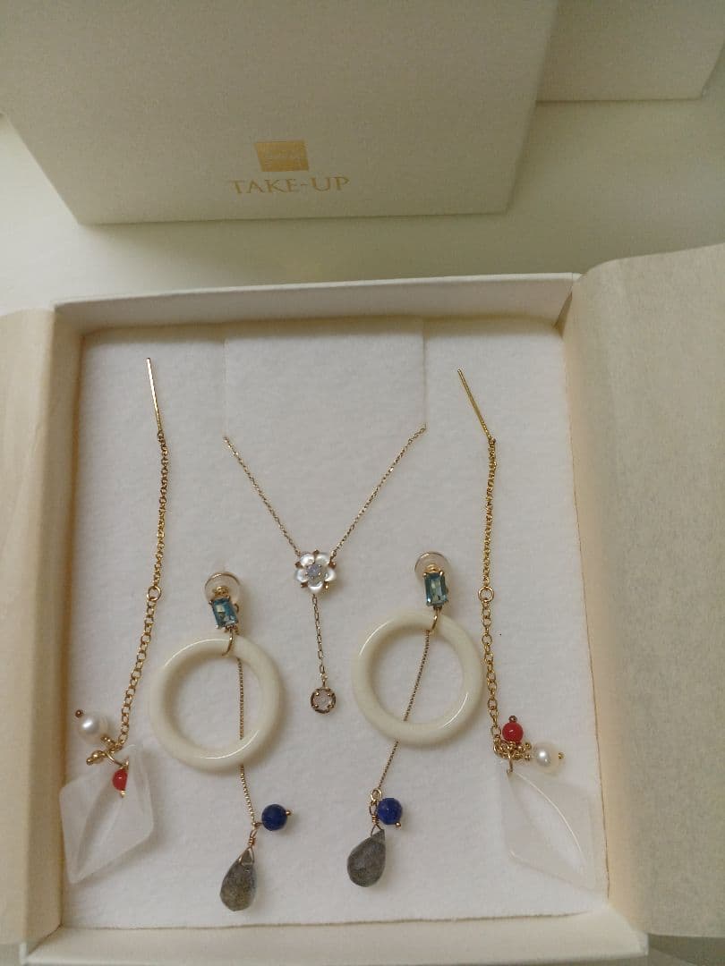 【ミルクさま専用】TAKE-UPピアス2点ネックレス1点セット