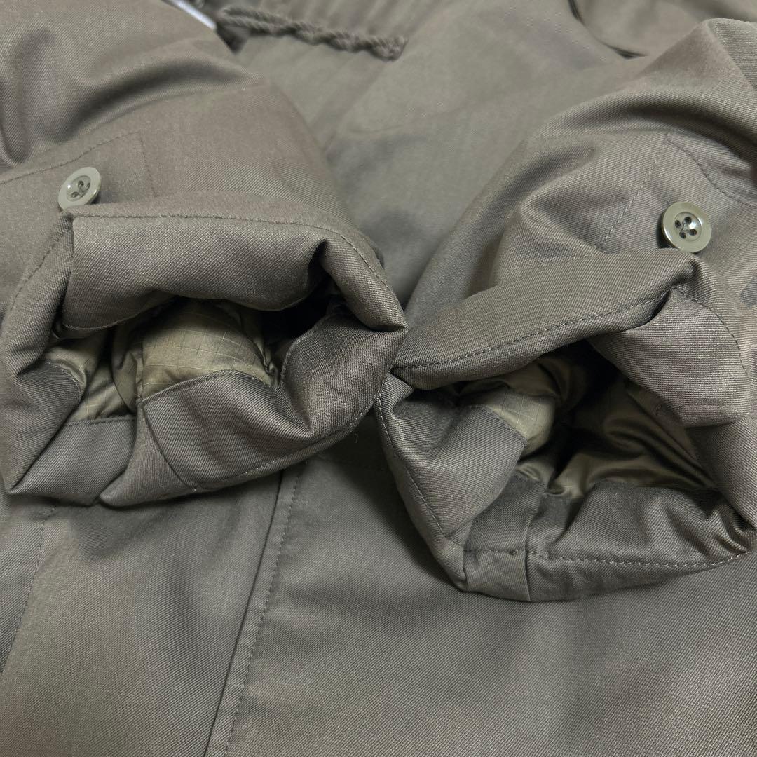 nanamica ダッフルコート ダウン カーキ