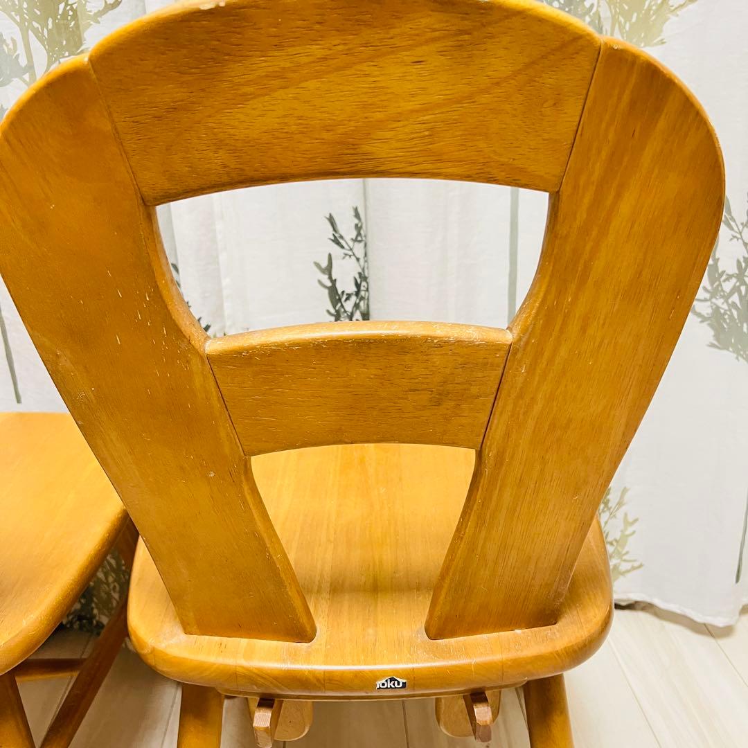 【廃盤品】カリモク ルスティック ダイニングチェア2脚