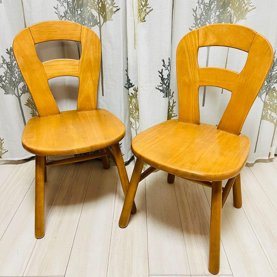 【廃盤品】カリモク ルスティック ダイニングチェア2脚