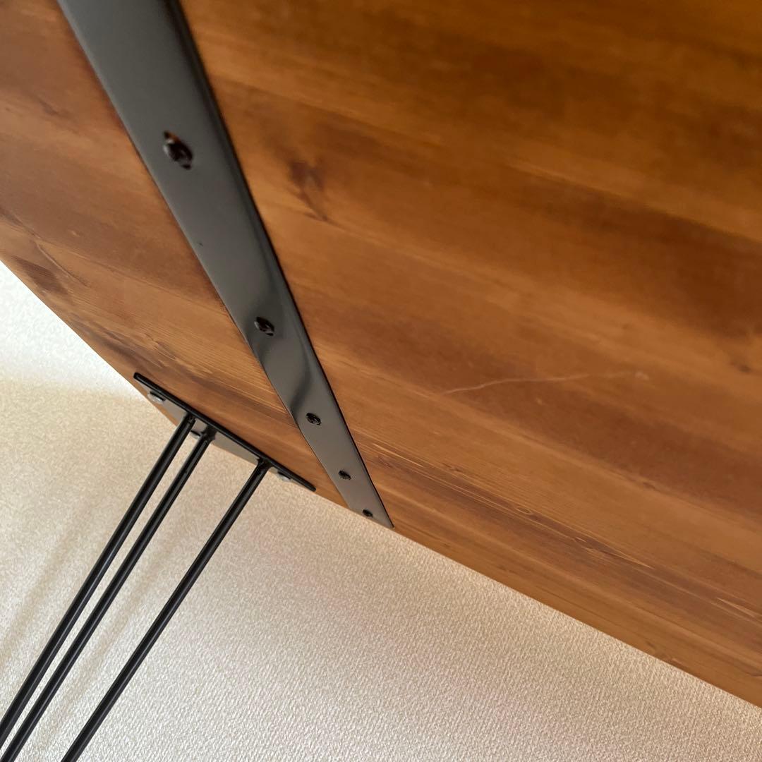 LOWYA★[幅140] L字デスク 天然木 無垢材使用 ヴィンテージ