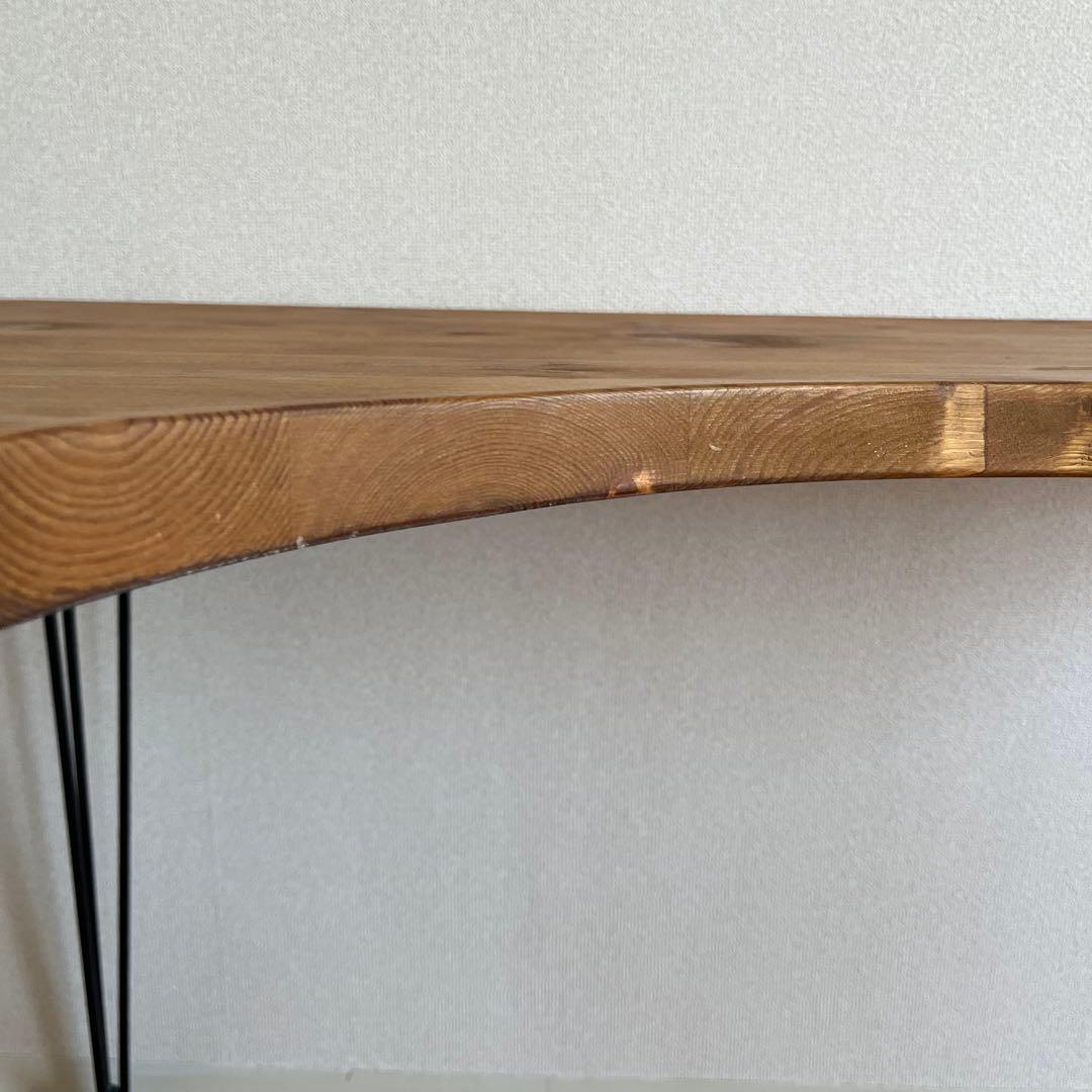 LOWYA★[幅140] L字デスク 天然木 無垢材使用 ヴィンテージ