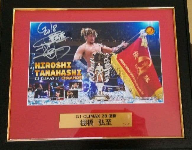 棚橋　弘至　棚橋　新日本プロレス　直筆サイン　フォトフレーム　サイン　エース