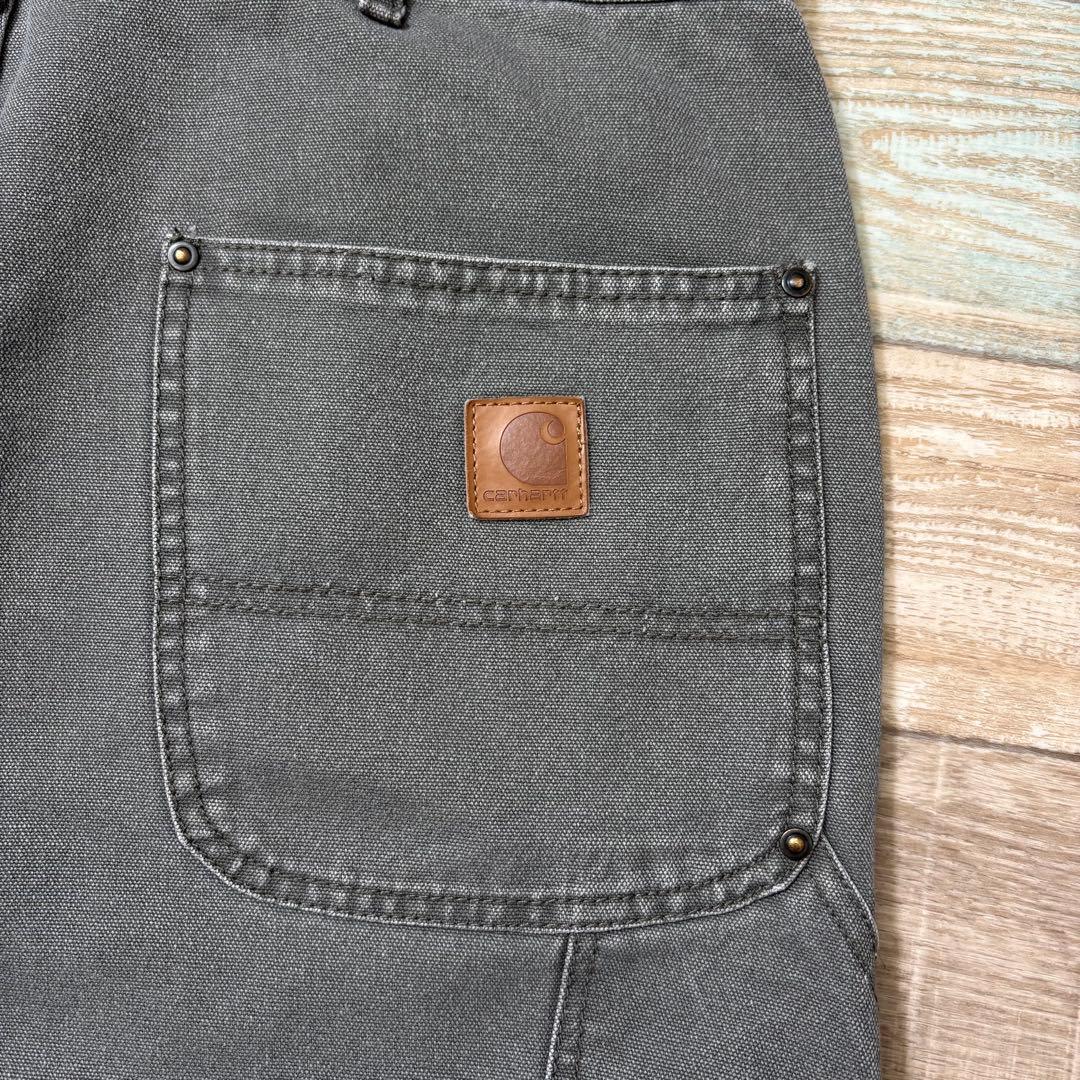 け*た様 カーハート ダブルニー ペインターパンツ モスグリーン MOS W34