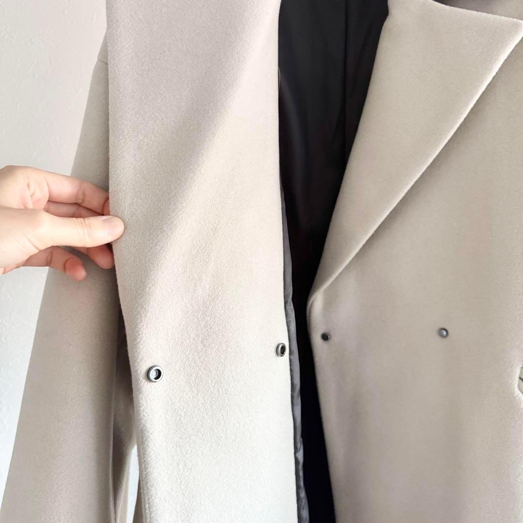 イエナ／試着のみ❤️MANTECOオーバーチェスターコートベージュ(ホワイト)38