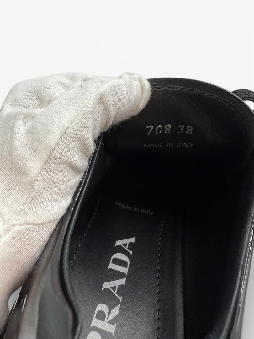 PRADA プラダ 厚底シューズ エナメル 38 ミウッチャ期