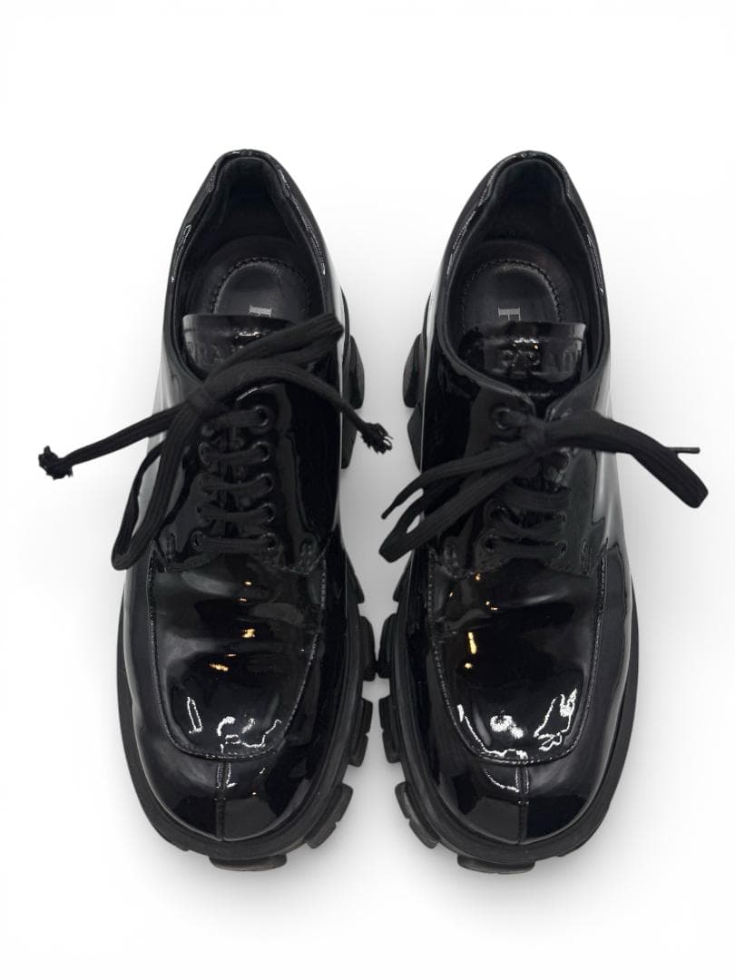 PRADA プラダ 厚底シューズ エナメル 38 ミウッチャ期
