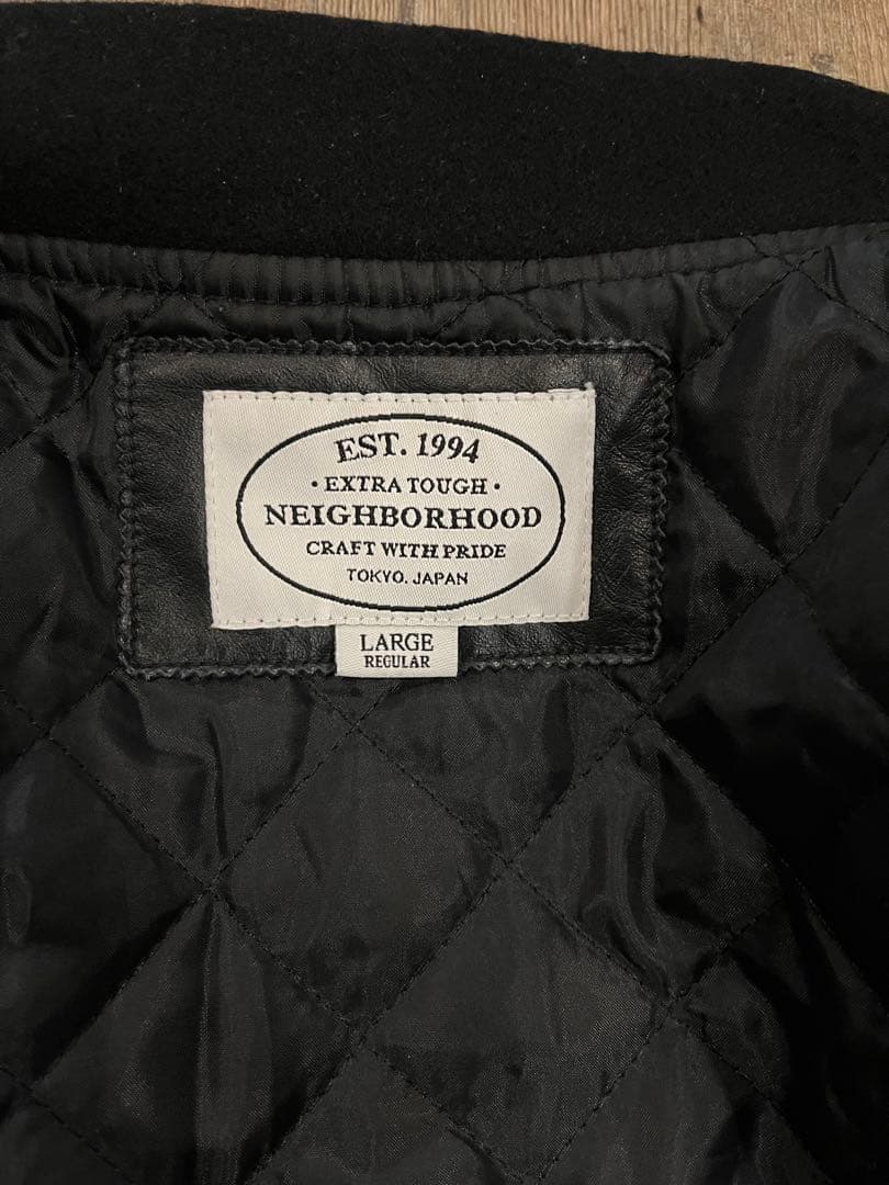 NEIGHBORHOOD ネイバーフッド バーシティジャケット スタジャン