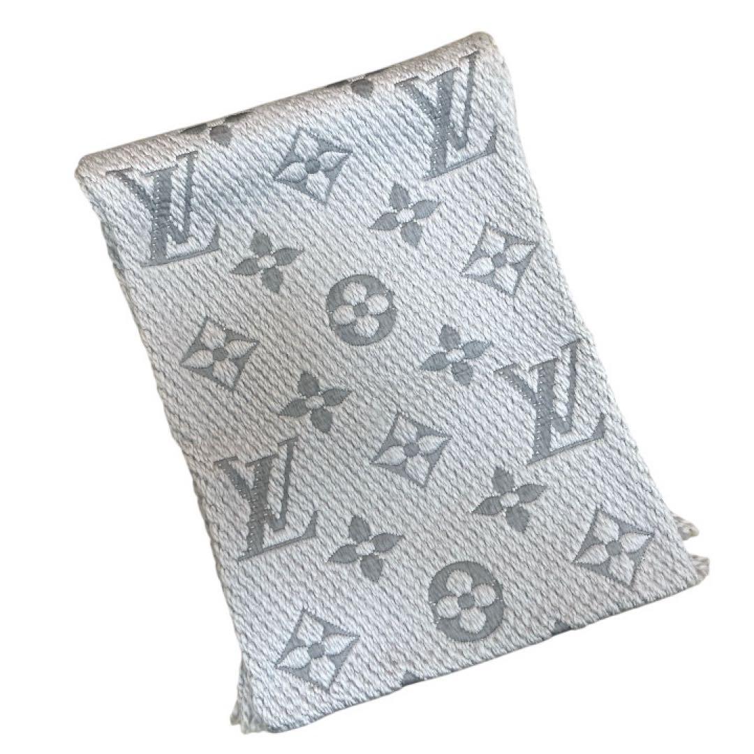 【未使用★箱付】LOUIS VUITTON エシャルプ・ロゴマニア マフラー