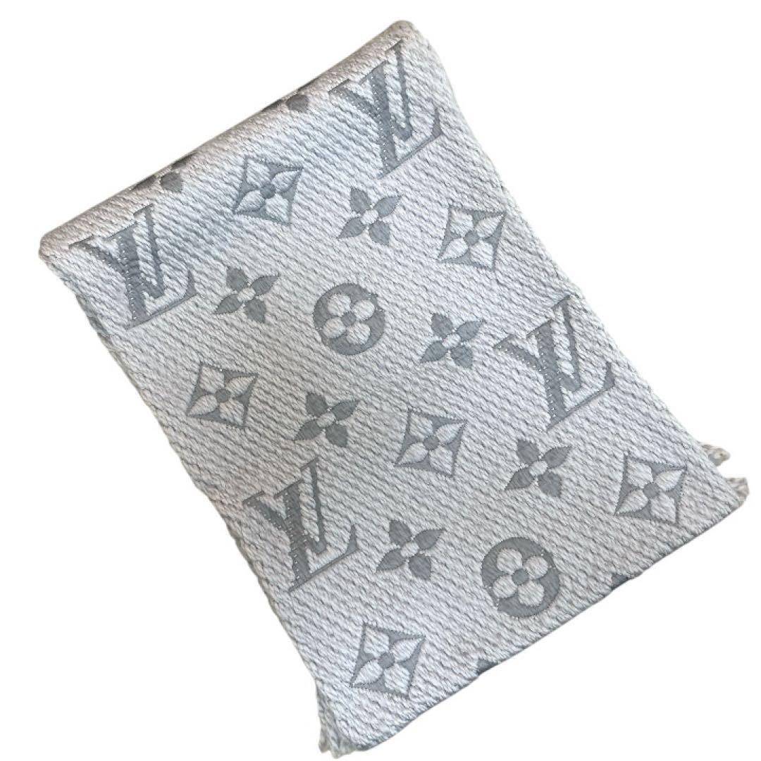 【未使用★箱付】LOUIS VUITTON エシャルプ・ロゴマニア マフラー