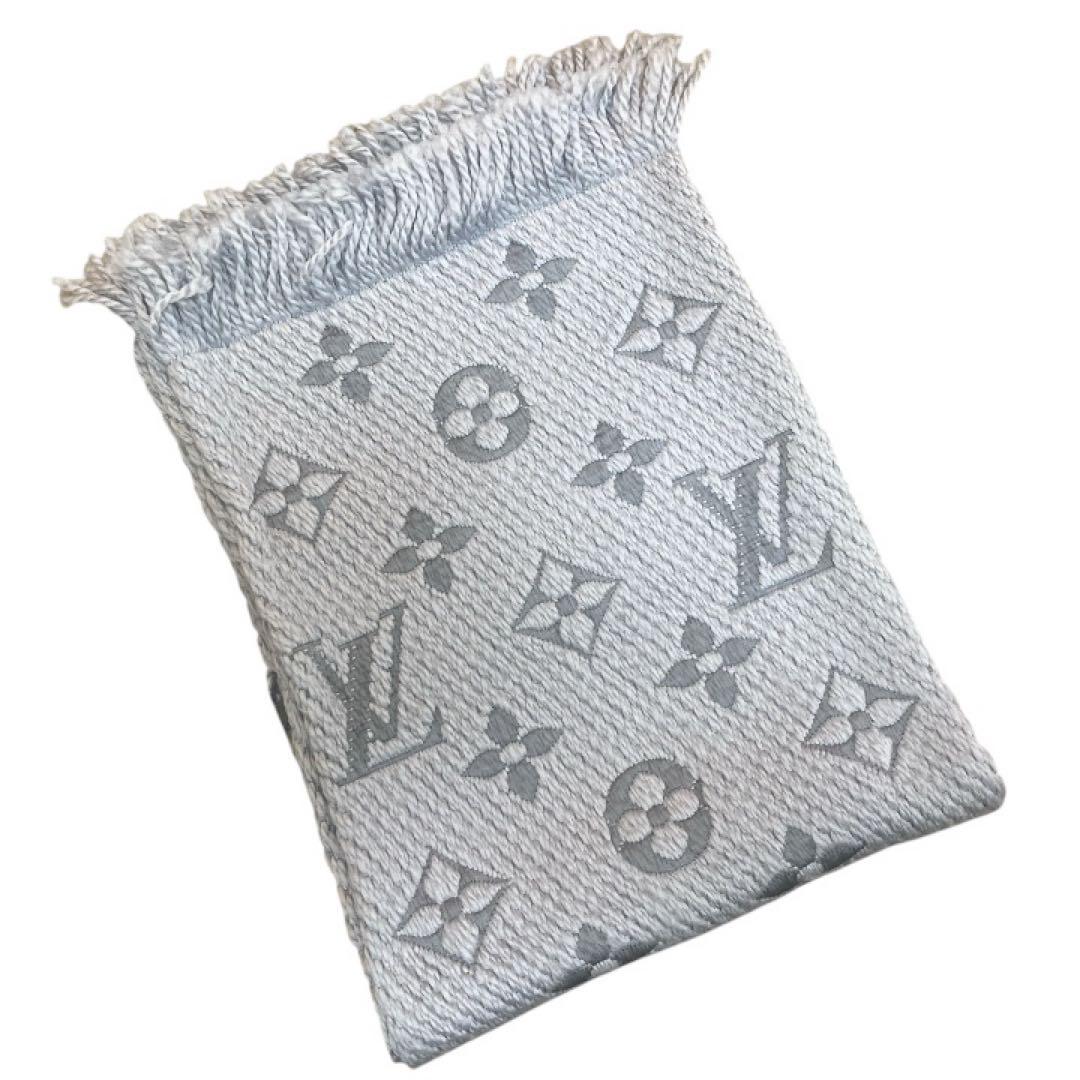 【未使用★箱付】LOUIS VUITTON エシャルプ・ロゴマニア マフラー