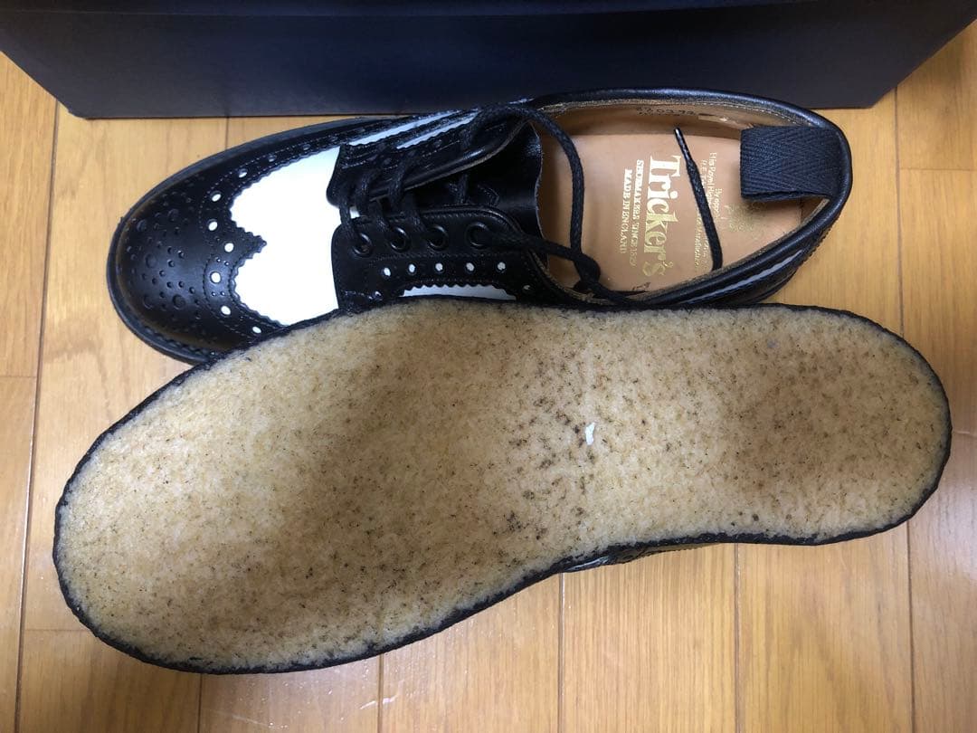 Tricker's ウィングチップ UK7 新品未使用