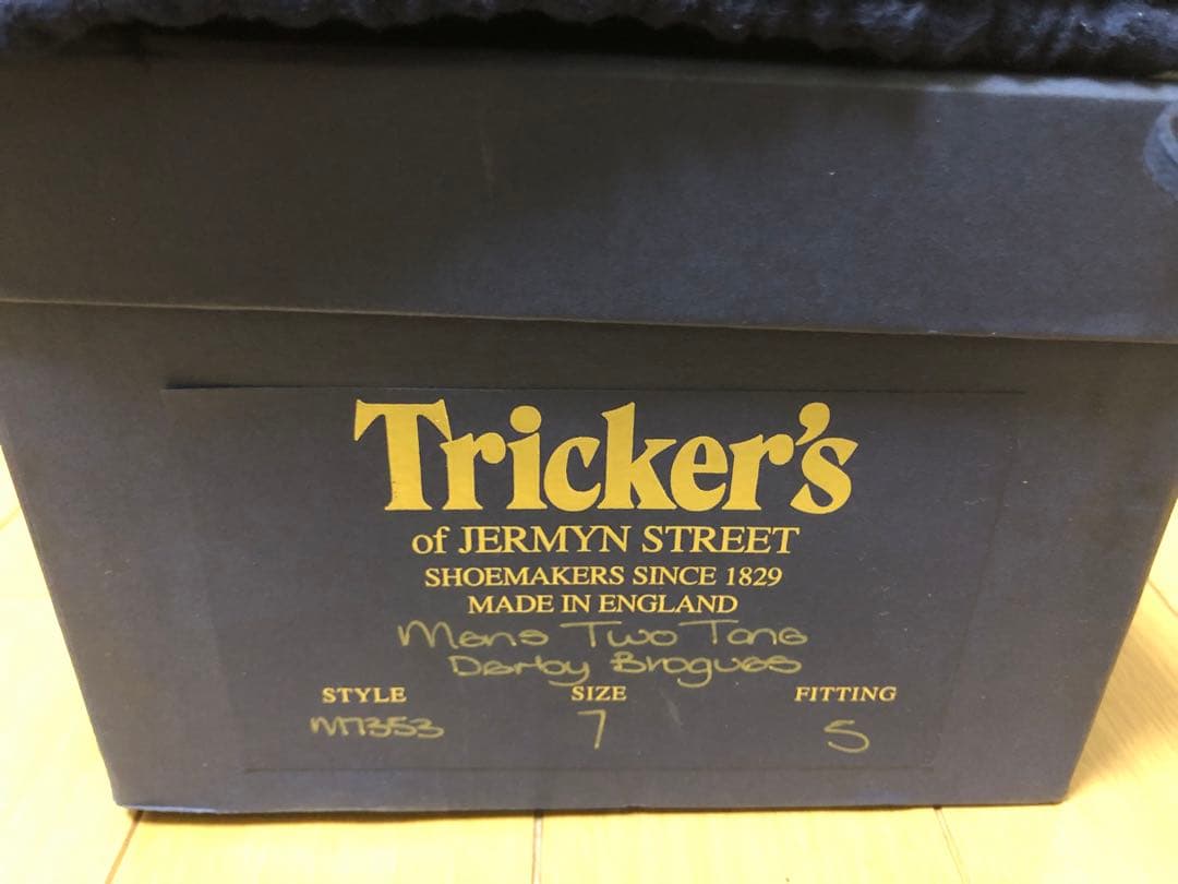 Tricker's ウィングチップ UK7 新品未使用