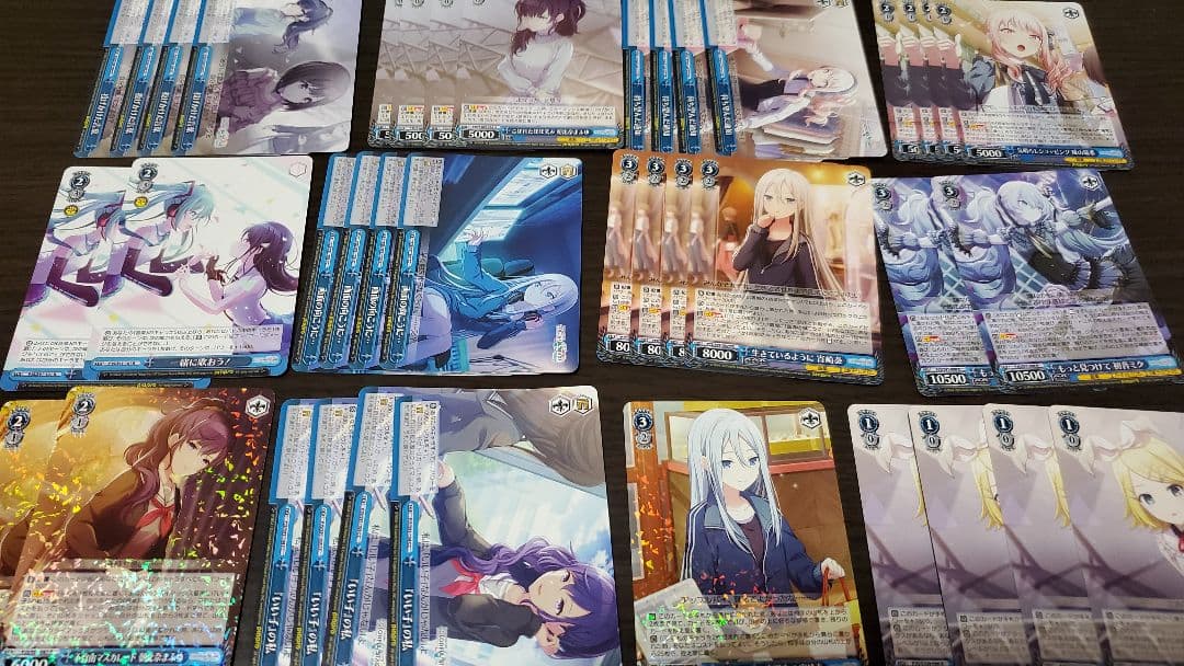 ヴァイスシュヴァルツ　プロセカデッキ2種類+その他デッキパーツセット