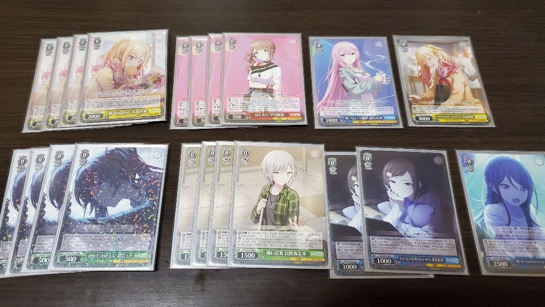 ヴァイスシュヴァルツ　プロセカデッキ2種類+その他デッキパーツセット