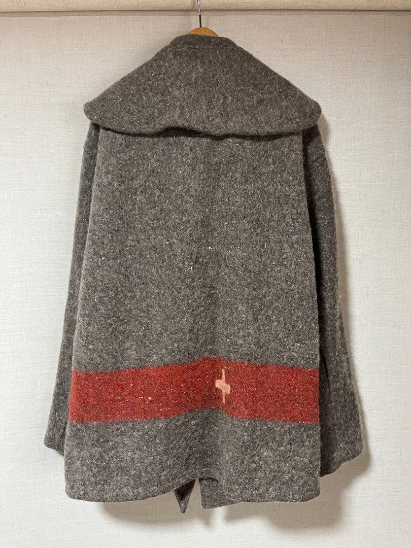 古着 SLOWSTONE ブランケットコート スイス軍 ダッフルコート