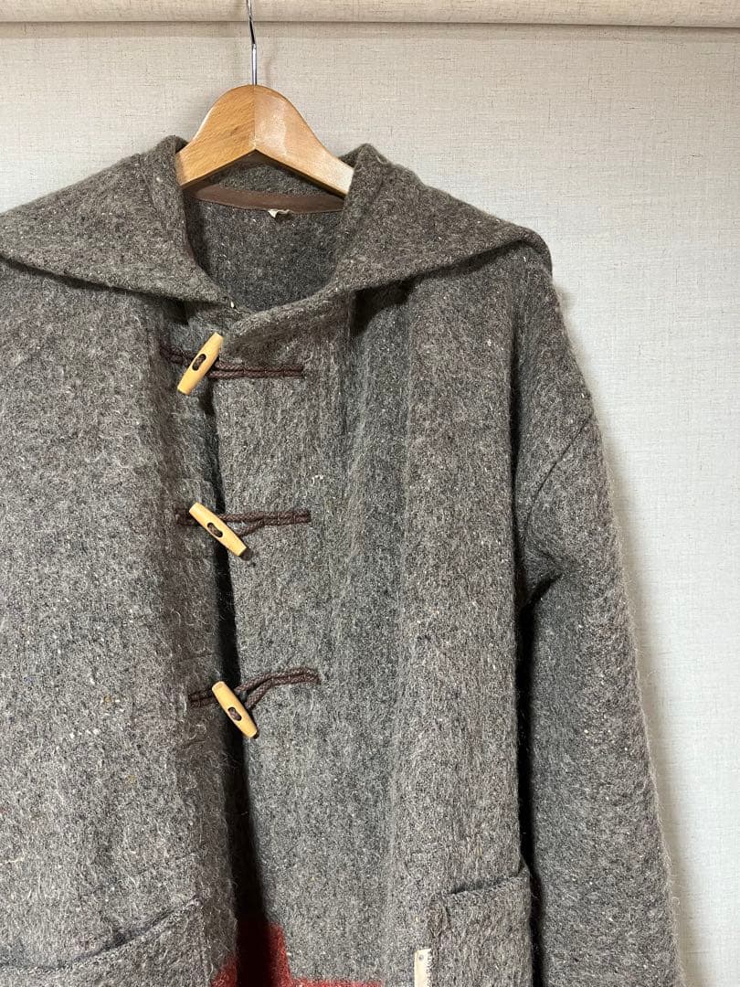 古着 SLOWSTONE ブランケットコート スイス軍 ダッフルコート