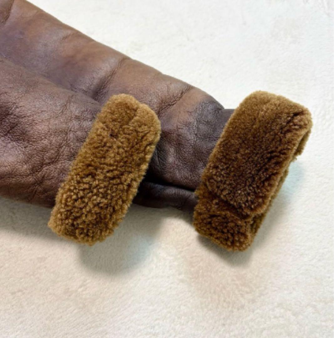 極美品B-3 フライトジャケット ヴィンテージジャケット ブラウン シープスキン