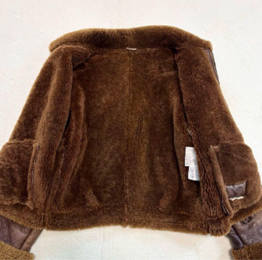 極美品B-3 フライトジャケット ヴィンテージジャケット ブラウン シープスキン