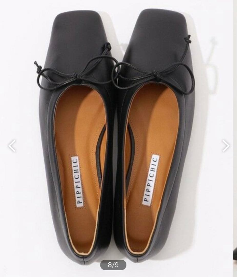 【ほぼ未使用】PIPPICHIC 現行品 バレエシューズ 35.5