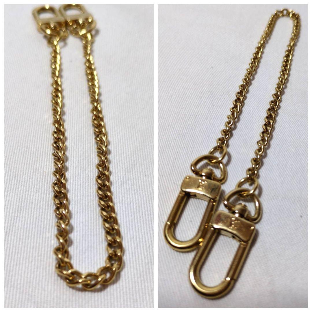美品　LOUIS VUITTON　ルイヴィトン　ゴールド　ウォレットチェーン