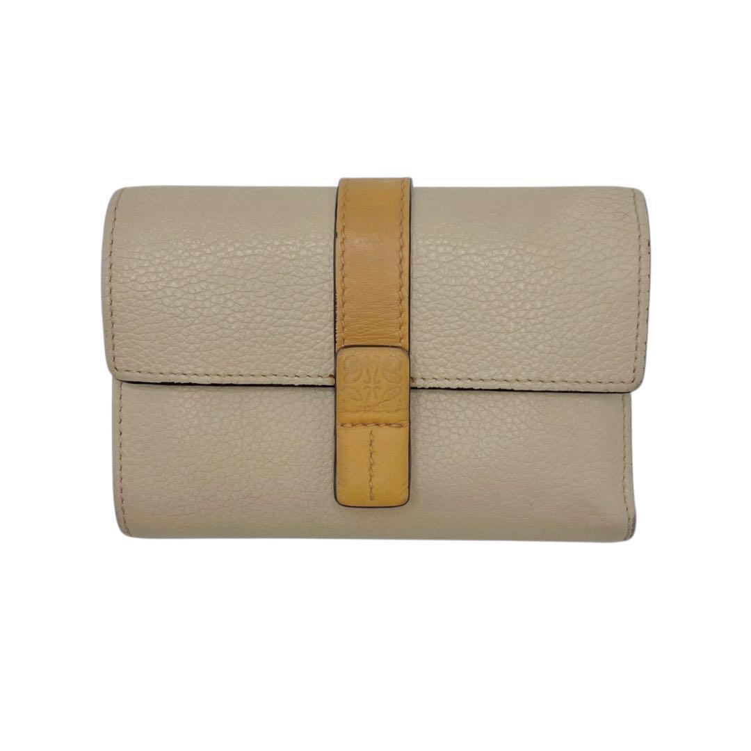 良品✨ ロエベ バーティカルウォレット スモール 三つ折り財布