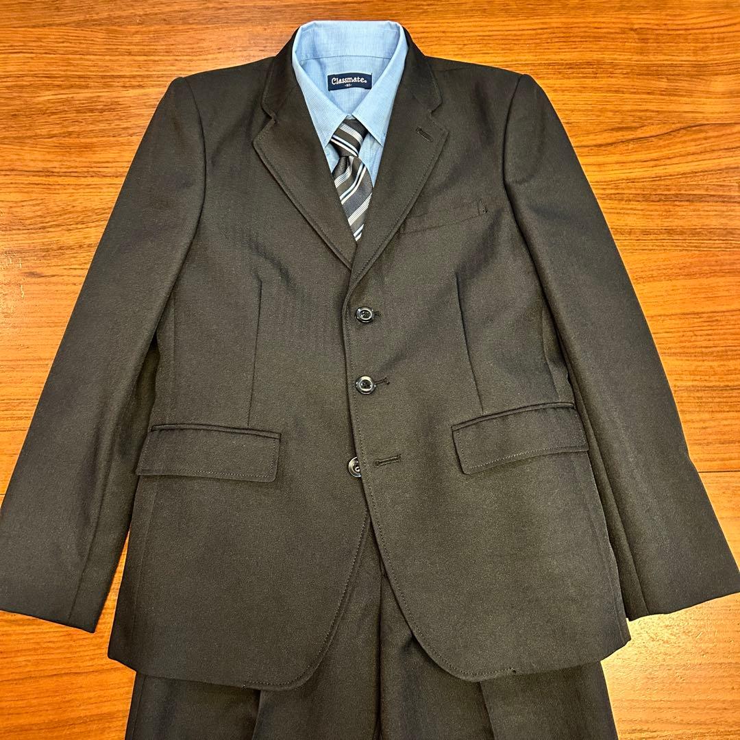 Classmate ブラックスーツ 上下セット ネクタイ付き 165cm 男の子
