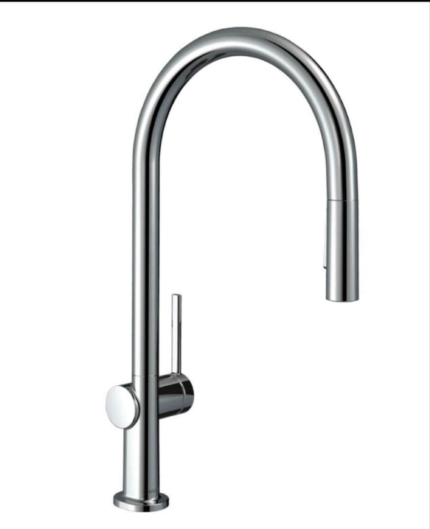 ハンスグローエ　タリスM54 シングルレバーキッチン混合水栓　引出式　グレー