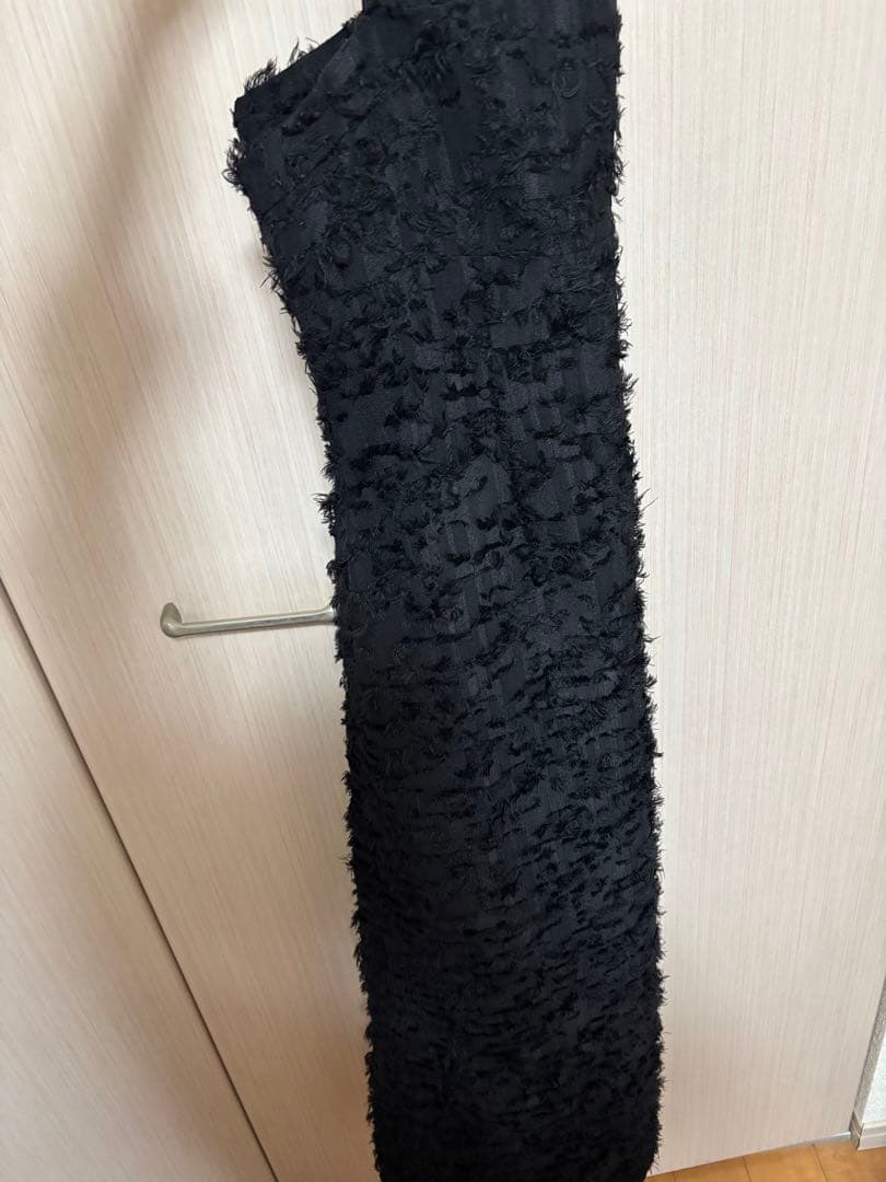 maison celon フリンジフェザーキャミソールワンピース