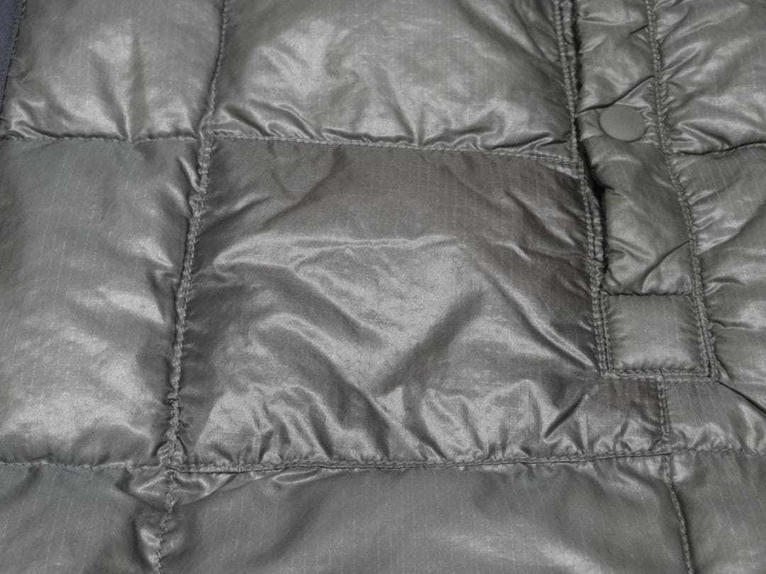 希少　旧ロゴ　オールド　モンベル　プルーオーバー　ダウンベスト　ガンメタ　M～L