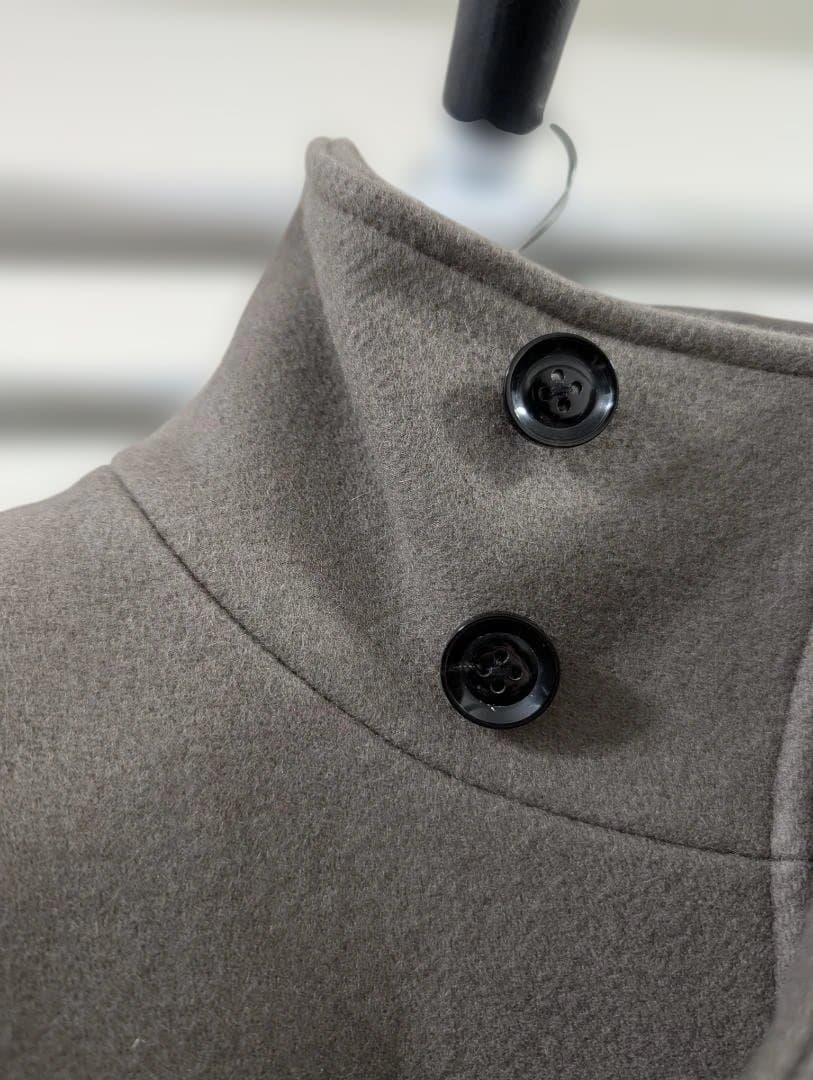 りょー様junhashimotoジュンハシモト カシミヤスタンドカラーコート 2