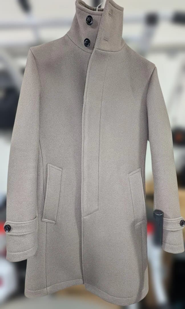 りょー様junhashimotoジュンハシモト カシミヤスタンドカラーコート 2