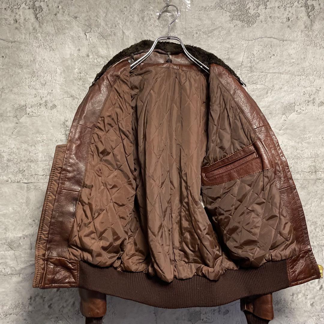 フライトジャケット　本革　ビンテージ　レザージャケット　A-2 G-1 M