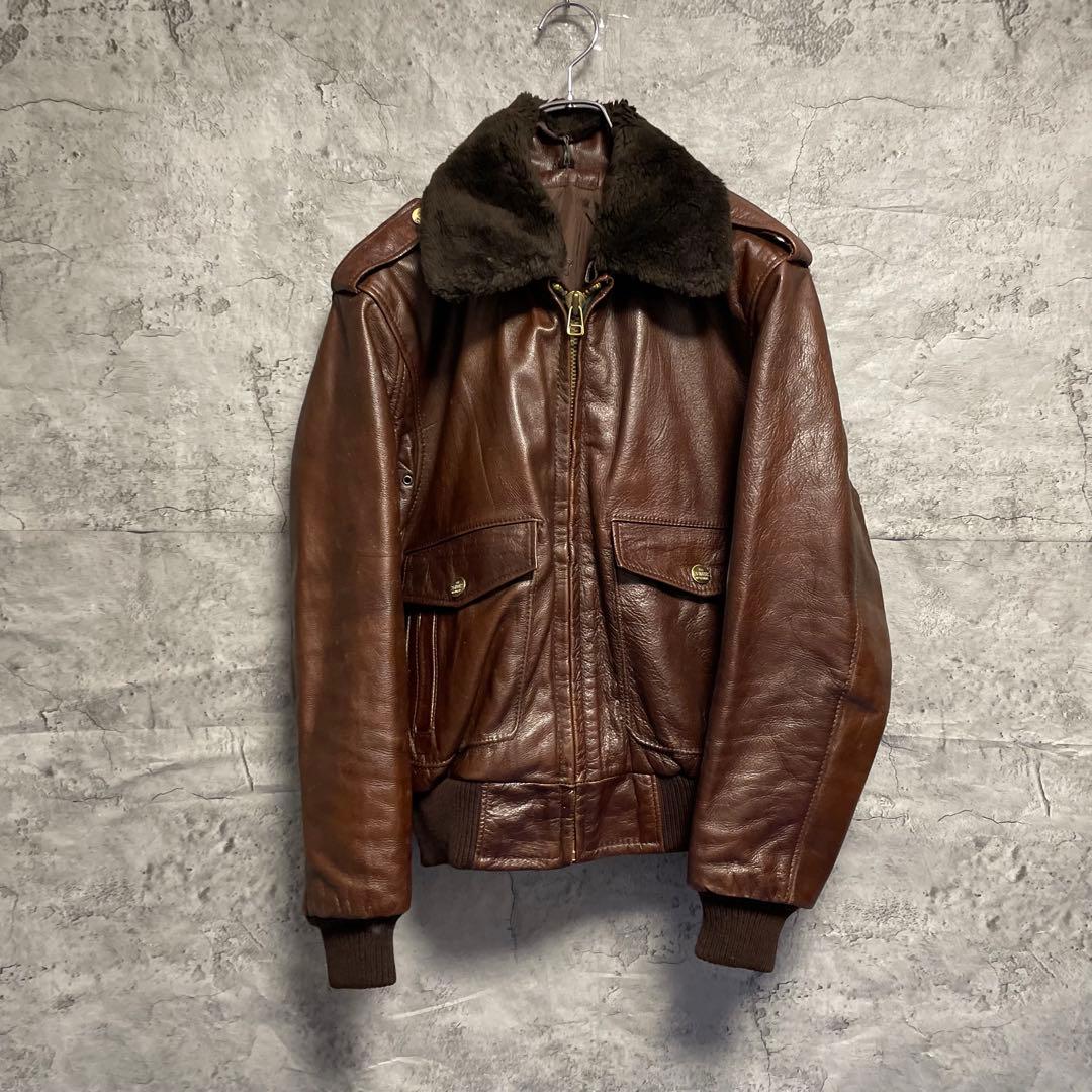 フライトジャケット　本革　ビンテージ　レザージャケット　A-2 G-1 M