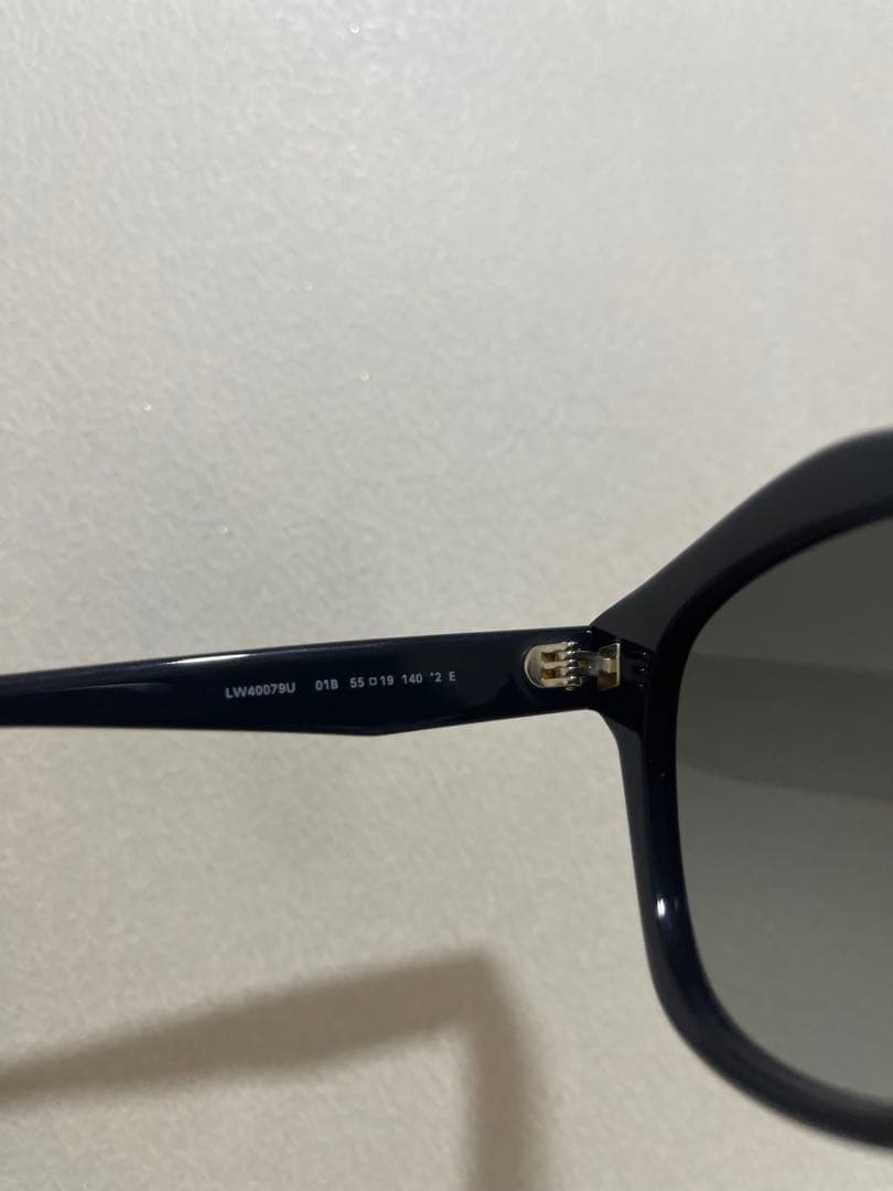 LOEWEサングラス/-/プラスチック/BLK/BLK/メンズ/LW40079U