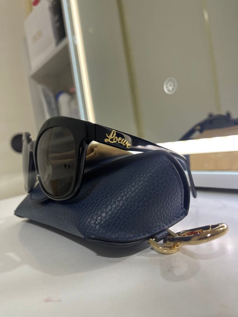 LOEWEサングラス/-/プラスチック/BLK/BLK/メンズ/LW40079U