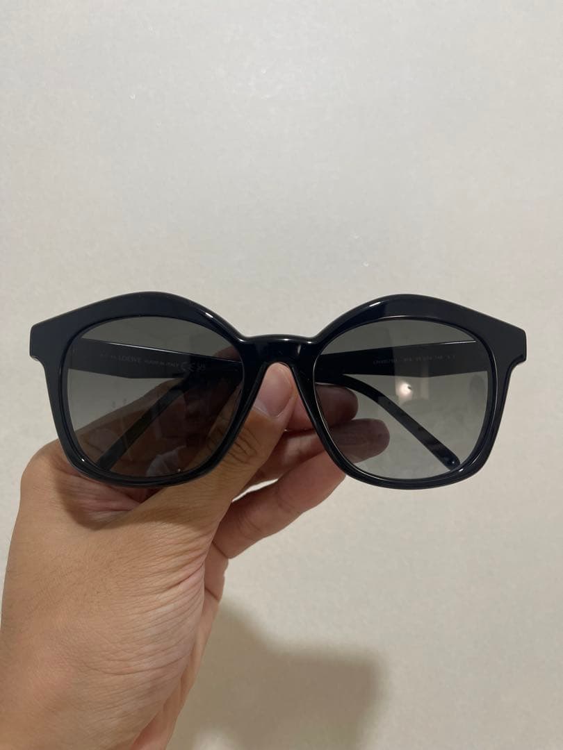 LOEWEサングラス/-/プラスチック/BLK/BLK/メンズ/LW40079U