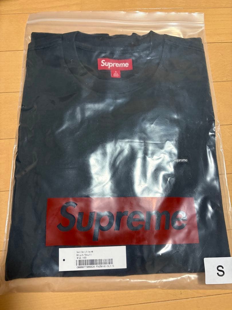 ★新品・未使用★ Supreme Small Box L/S Tee 黒 S