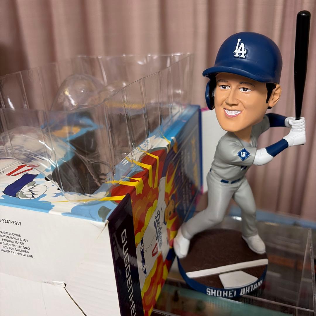レア品大谷翔平 ボブルヘッドフィギュア球場配布品グレーユニフォーム