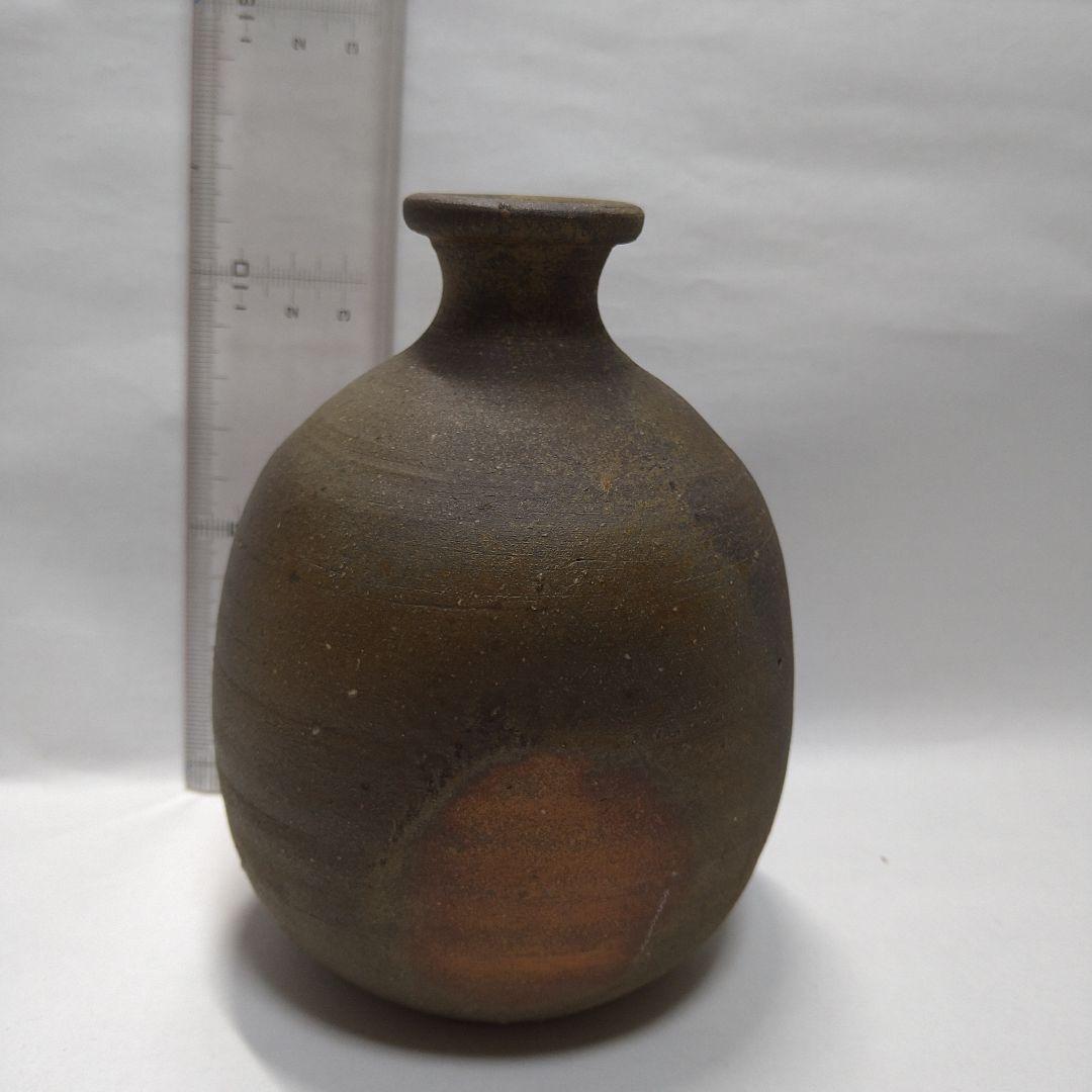 藤原雄　備前焼　徳利　３客