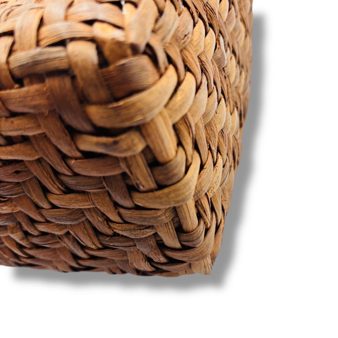 山葡萄 かごバッグ 籠バッグ 手編み 天然素材 ハンドバッグ 和装 網代編み