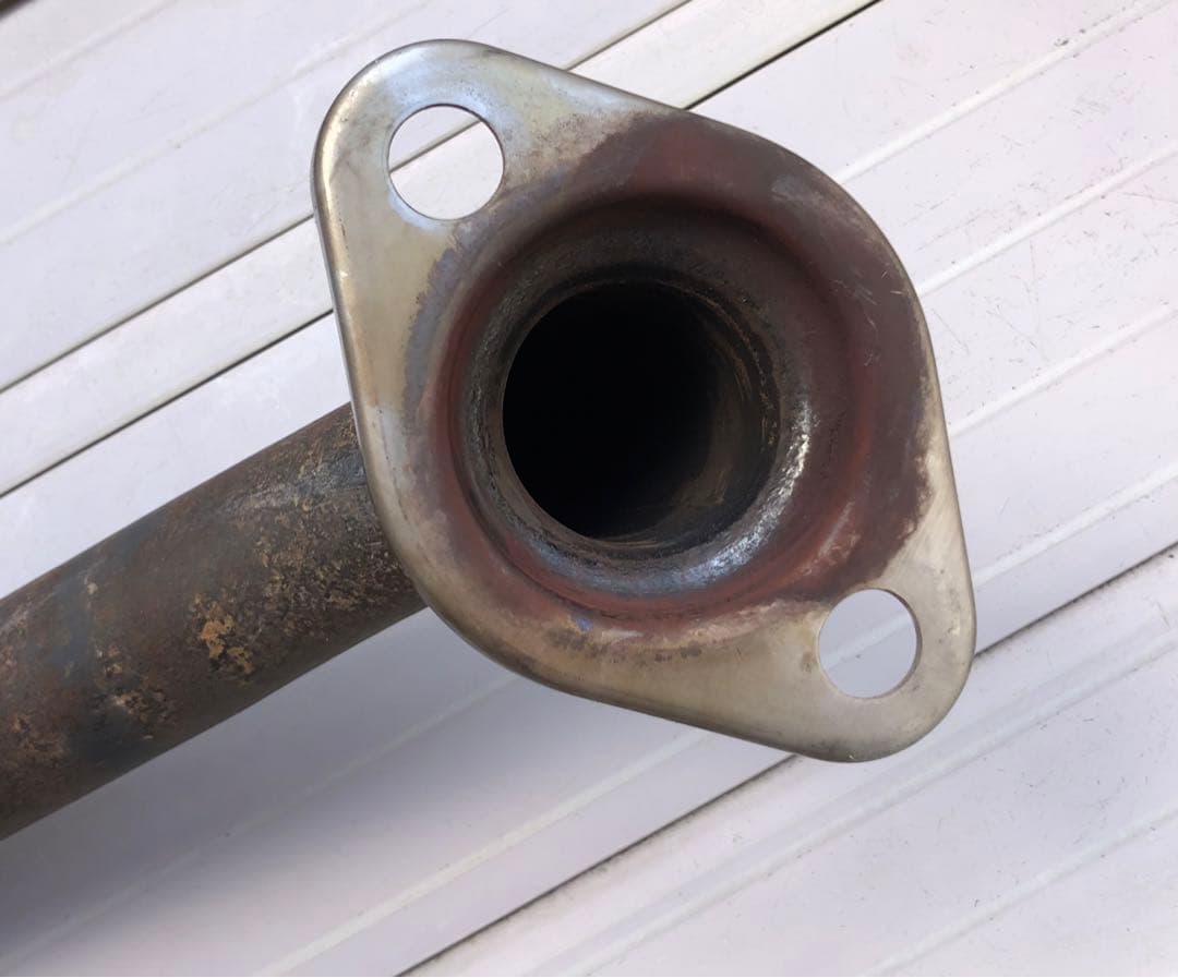 K12 日産マーチ　社外フロントパイプ　からくり？マルホ？