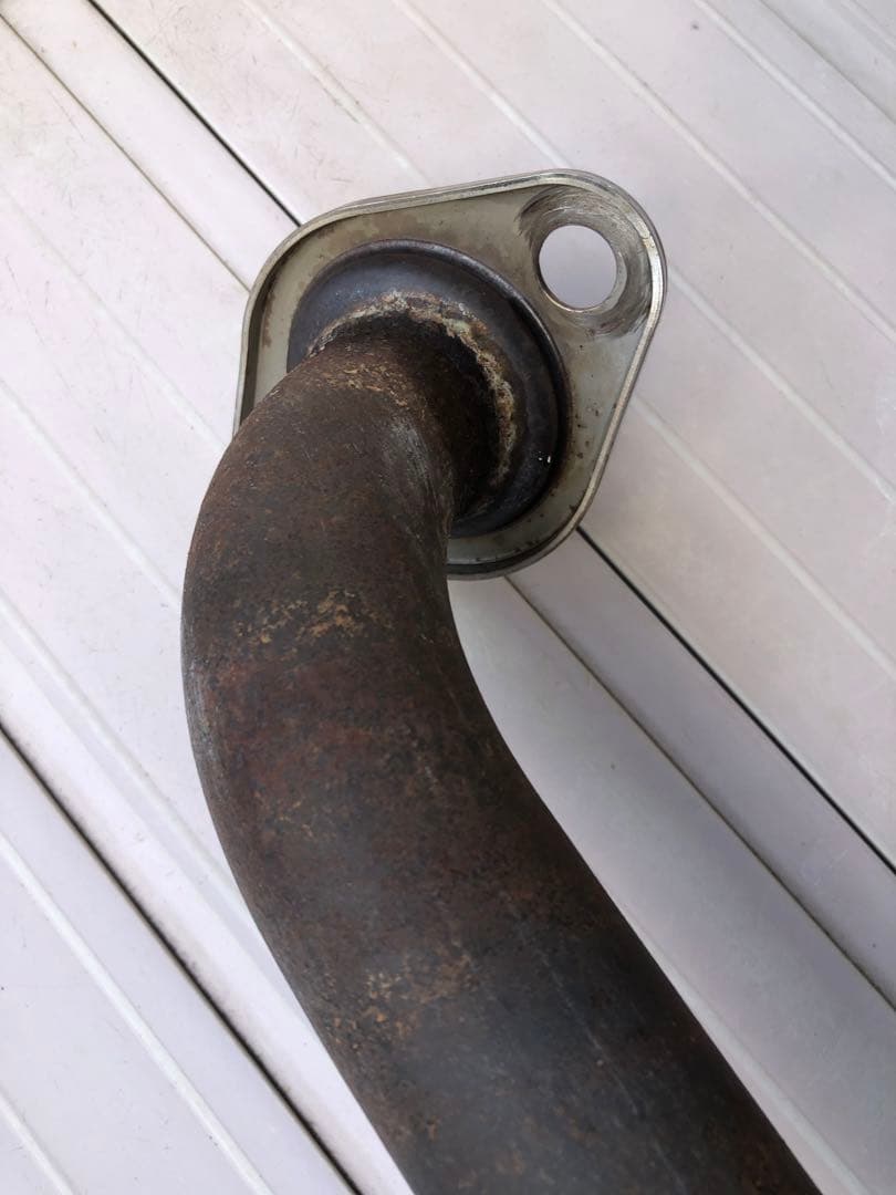 K12 日産マーチ　社外フロントパイプ　からくり？マルホ？