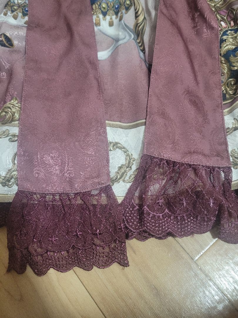 axes femme kawaii グランドフィナーレミディスカート ワイン