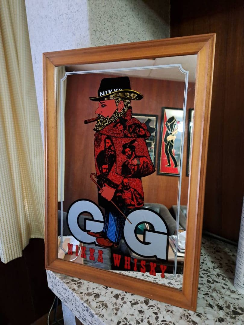 ニッカウイスキー　パブミラー　ヴィンテージ 非売品