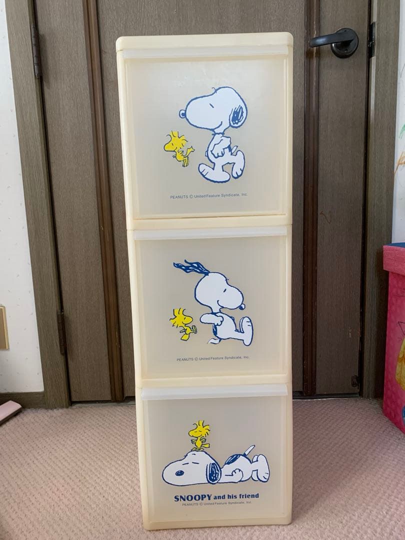 スヌーピー スリム収納ケース