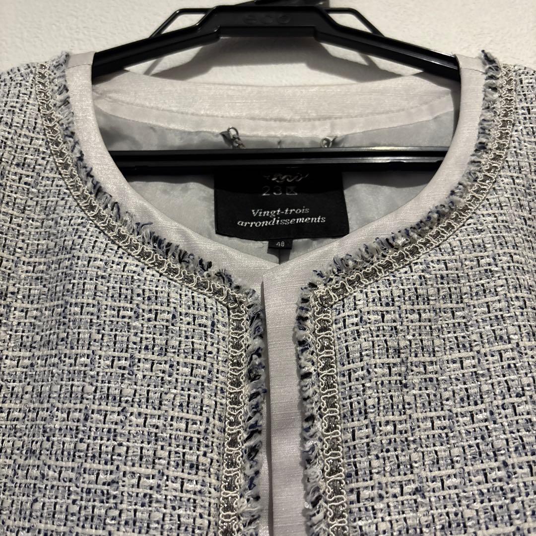 お値下げしました⭐︎ 23区　大きいサイズ　ツイードジャケット