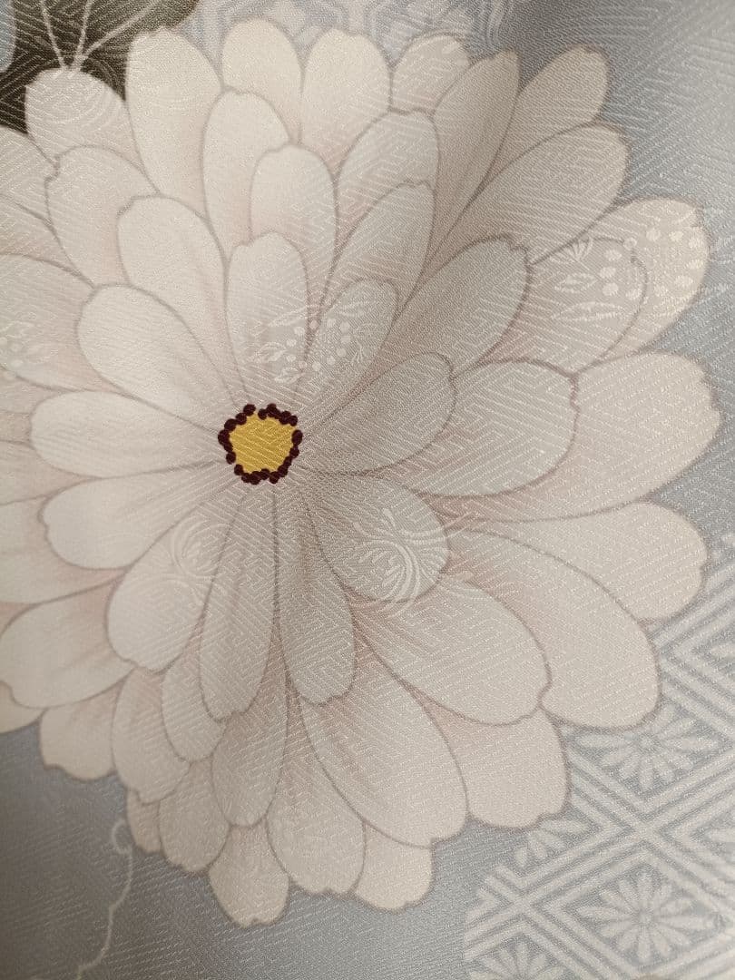 新品☆ブルーグレーの着物と作り帯☆七五三ハーフ成人式フルセット