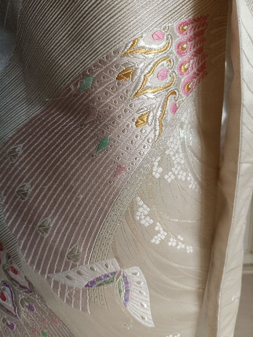 新品☆ブルーグレーの着物と作り帯☆七五三ハーフ成人式フルセット