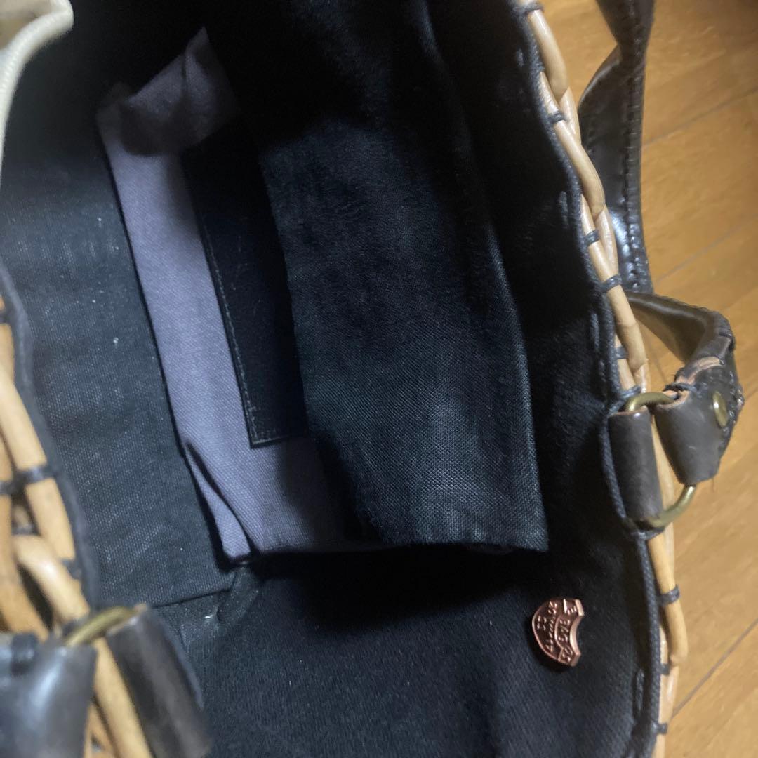 エバゴス ブライドルレザー　紅藤　ミニトート　ブラック　黒　ebagos